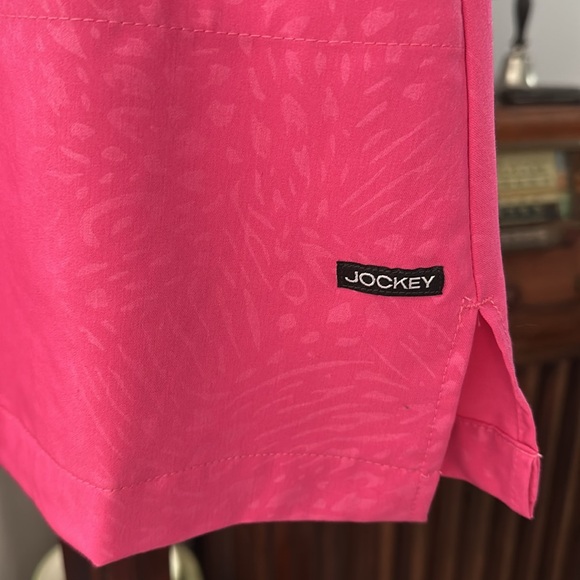 Jockey Mock Wrap Tone-on-Tone Scrub Top size XS ~ like new ~ - Picture 4 of 4